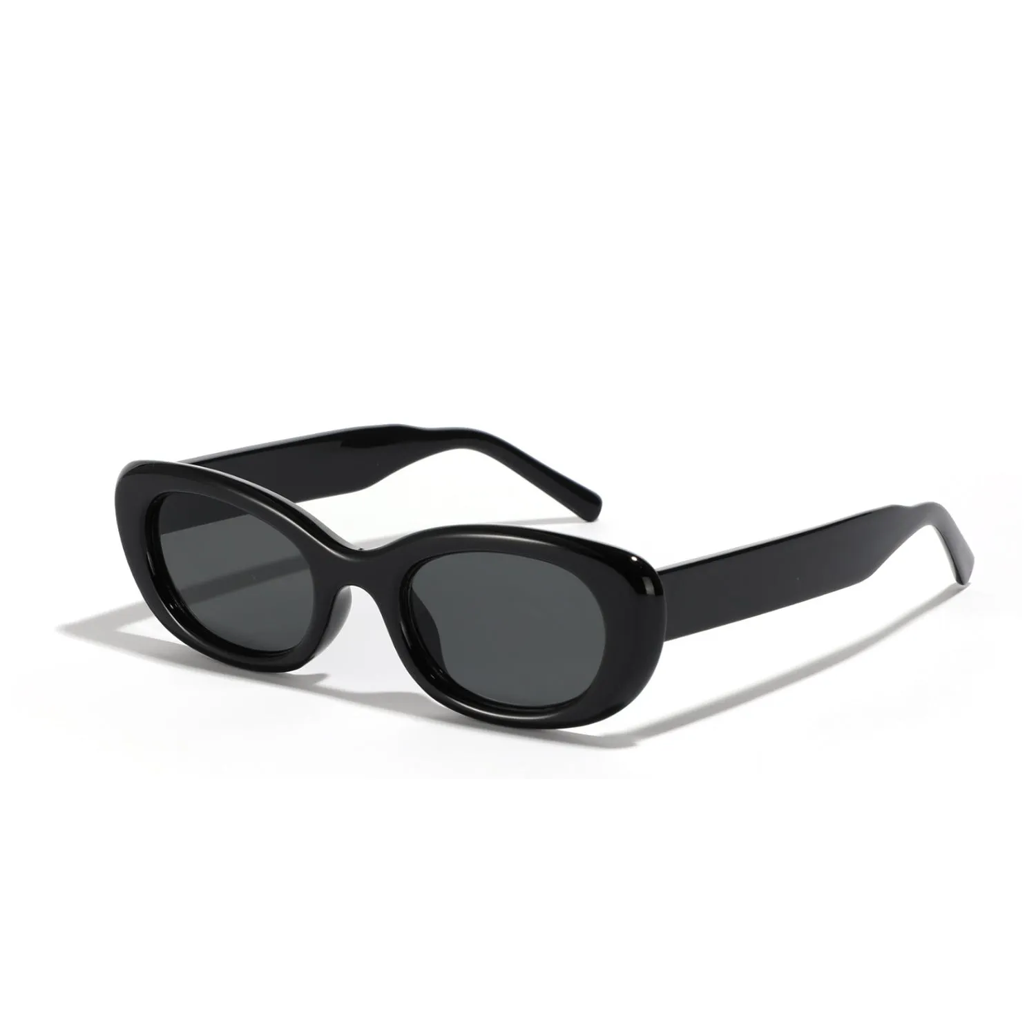 Xunge Glasses Star New Oval All-Match Sunglasses Men's Gray European and American Uv Sunglasses Women's Hot