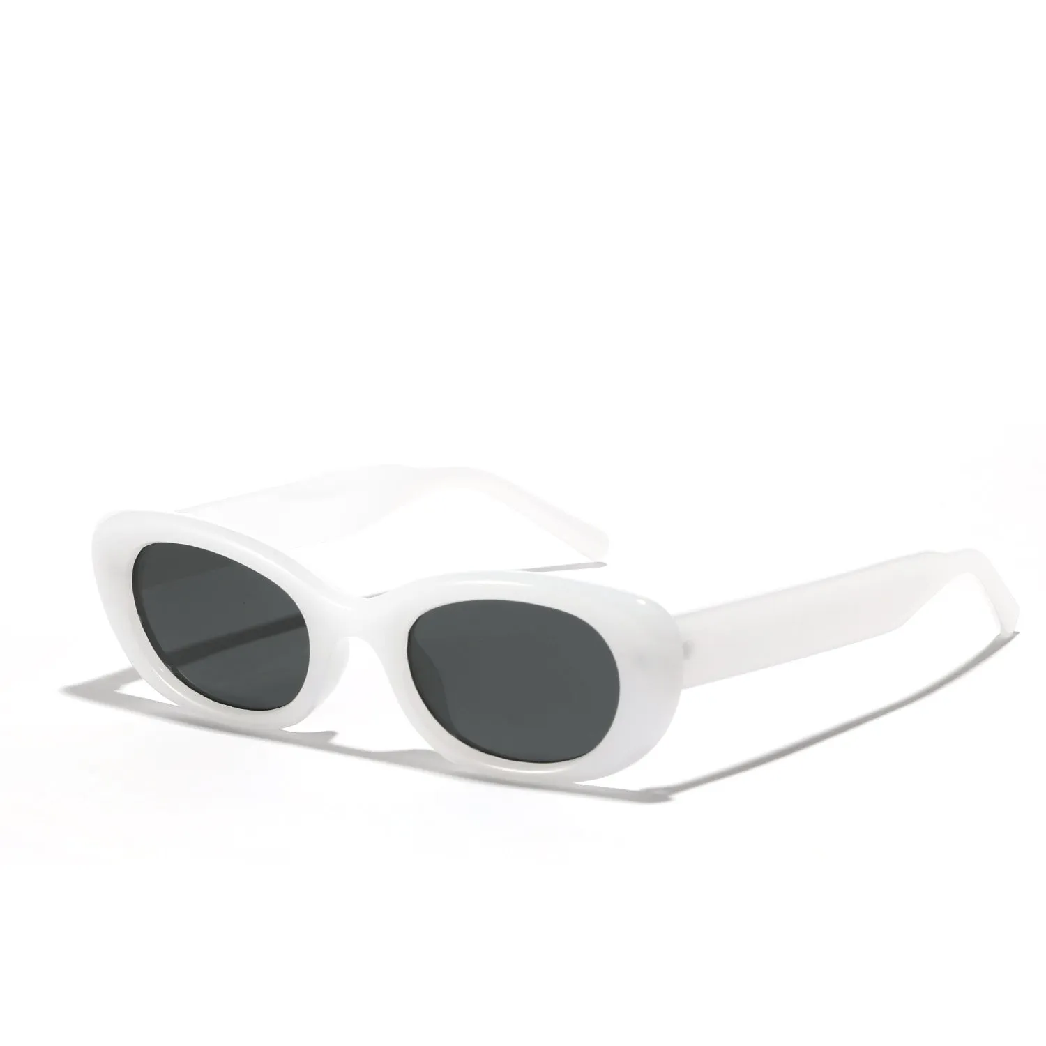 Xunge Glasses Star New Oval All-Match Sunglasses Men's Gray European and American Uv Sunglasses Women's Hot