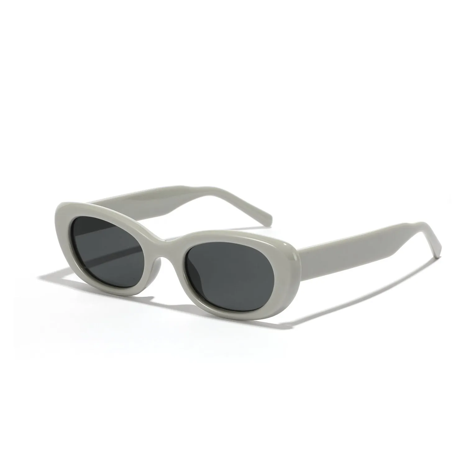 Xunge Glasses Star New Oval All-Match Sunglasses Men's Gray European and American Uv Sunglasses Women's Hot
