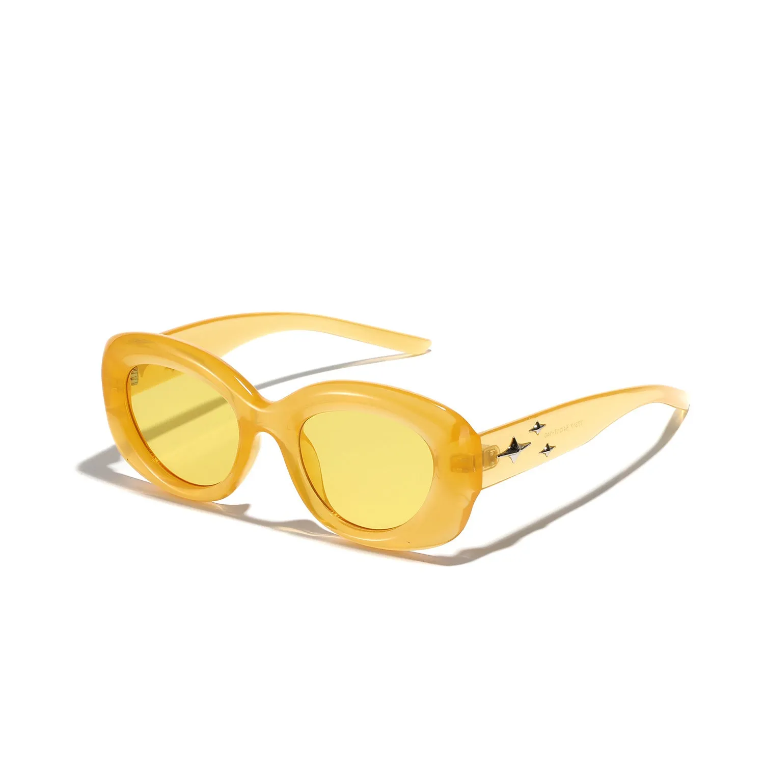 Xunge Large Frame Glasses Personality Trend Xiaohongshu Internet Celebrity Recommended Sunglasses Female Star Oval Sunglasses Male