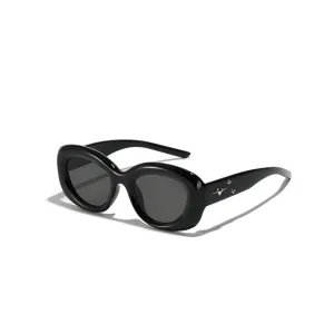Xunge Large Frame Glasses Personality Trend Xiaohongshu Internet Celebrity Recommended Sunglasses Female Star Oval Sunglasses Male