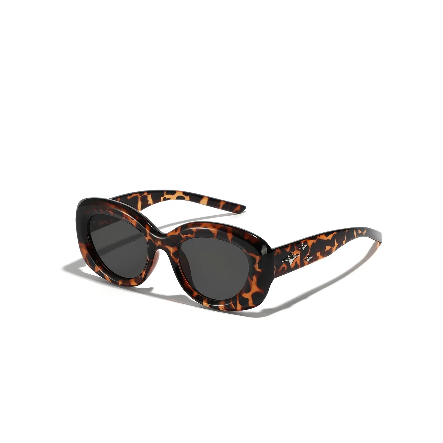 Xunge Large Frame Glasses Personality Trend Xiaohongshu Internet Celebrity Recommended Sunglasses Female Star Oval Sunglasses Male