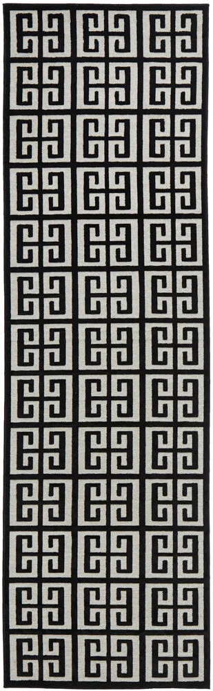 York Brenda Black & Gold Rug