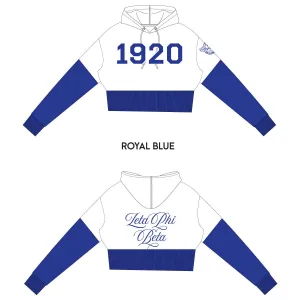 ZETA | 1920 High Chenille Crop Hoodie
